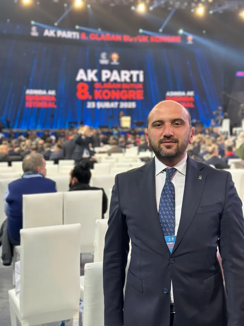 Tayyar Şahin AK Parti 8. Olağan Büyük Kongre salonunda